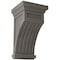Ekena Millwork 5 1/2"W x 5 1/2"D x 10"H Fluted Wood Vintage Decor Corbel, Reclaimed Grey CORWD05X05X10FLGY - alternate 1